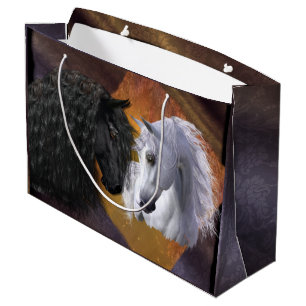 Friesische u. arabische Geschenk-Tasche - großes Große Geschenktüte
