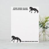 Friesischer Colt Briefbogen (Stehend Vorderseite)