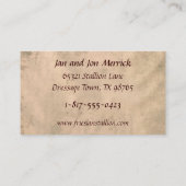 Friesischer Flair Visitenkarte (Rückseite)