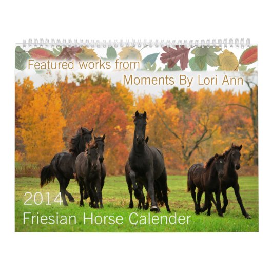Friesischer Pferdekalender-Wettbewerb Kalender (Titelbild)