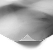 Friesischer schwarzer Hengst Poster (Ecke)