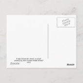 Friesischer schwarzer Hengst Postkarte (Rückseite)