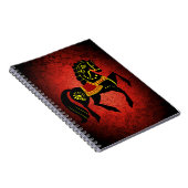 Friesischer schwarzer Stallion/schwarze Schönheit, Notizblock (Rechte Seite)