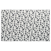 Friesischer Stallion, schwarzes Schönheitspferd Stoff (Fat Quarter (45,7 x 55,9 cm))