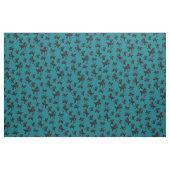 Friesischer Stallion, schwarzes Schönheitspferd, Stoff (Fat Quarter (45,7 x 55,9 cm))