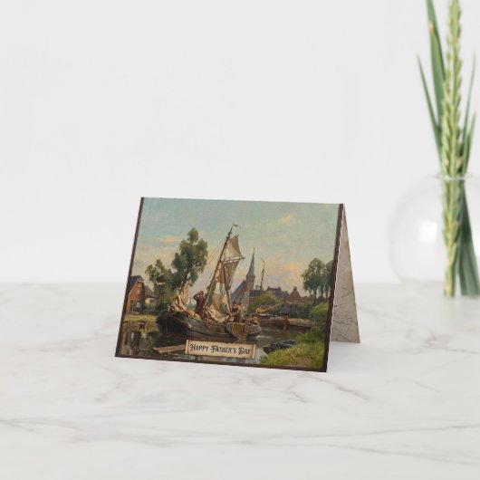 Friesischer Vater Dankeskarte (Vorderseite)