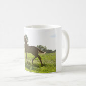 Friesisches Fohlenpsalm-37:4 Kaffeetasse (VorderseiteRechts)