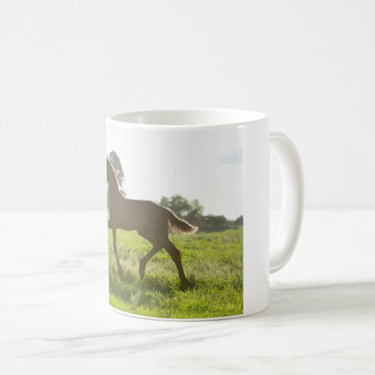 Friesisches Fohlenpsalm-37:4 Kaffeetasse (VorderseiteRechts)