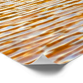 Friesisches Pferd am See Poster (Ecke)