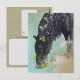 Friesisches Pferd - Postkarte