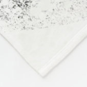 Friesisches Pferd, Schwarzer Hengst, Goldschnee Fleecedecke (Ecke)