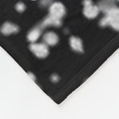 Friesisches Pferd, schwarzer Hengst, Schnee, blau Fleecedecke (Ecke)