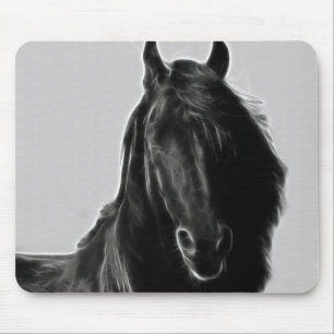 Friesisches Pferdeprofil Mousepad