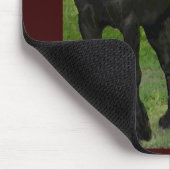 Friesisches Rind gemaltes Mousepad (Ecke)