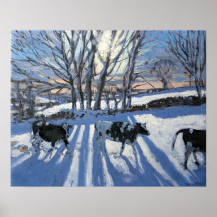 Friesisches Rind schüchtert 2009 ein Poster