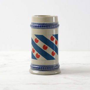 Friesland-Flagge Bierglas