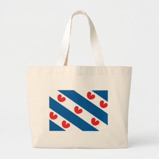 Friesland-Flaggen-Taschen-Tasche Jumbo Stoffbeutel
