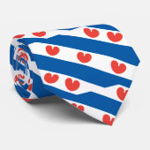 Friesland - Fryske - Friese Vlag - Neck Tie Krawatte (Gerollt)