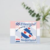Friesland - Nederland Postkarte (Stehend Vorderseite)