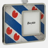 Friesland Rahmen-Ornament Silber (Rechts)