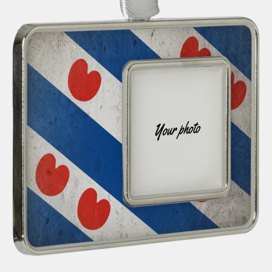 Friesland Rahmen-Ornament Silber (Rechts)