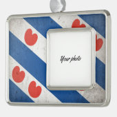 Friesland Rahmen-Ornament Silber (Links)