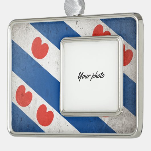 Friesland Rahmen-Ornament Silber (Links)