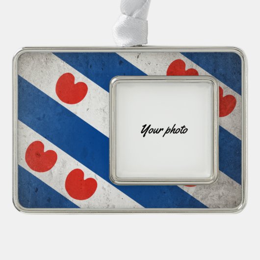 Friesland Rahmen-Ornament Silber (Vorderseite)