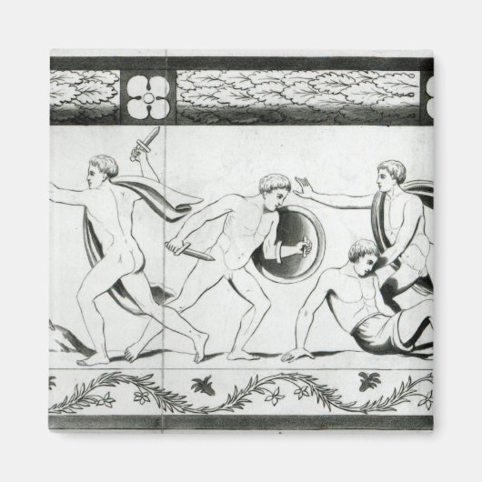 Frieze an der Säule der Grotta del Magnet (Vorne)