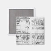 Frieze aus Grotto della Querciola Magnet (Vorderseite/Rückseite)