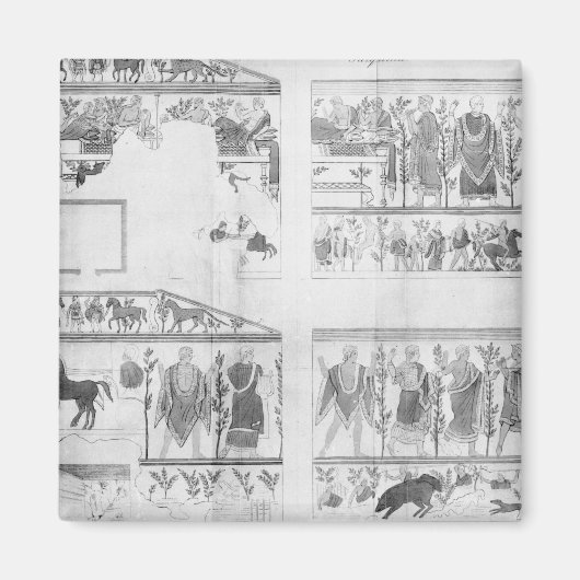 Frieze aus Grotto della Querciola Magnet (Vorne)