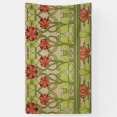 Frieze Border Art Nouveau Floral Banner (Vertikal)