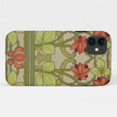Frieze Border Art Nouveau Floral Case-Mate iPhone Hülle (Rückseite (Horizontal))