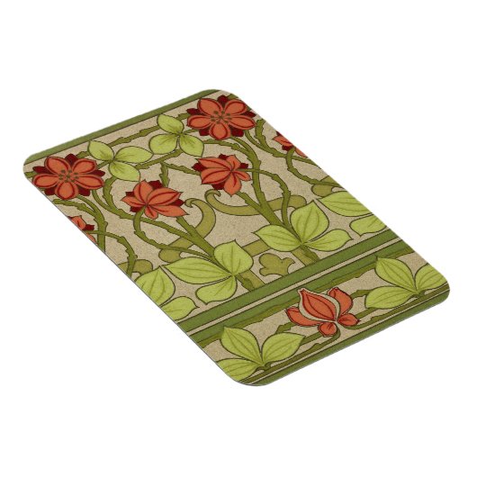 Frieze Border Art Nouveau Floral Magnet (Rechte Seite)