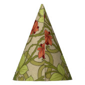 Frieze Border Art Nouveau Floral Partyhütchen (Rückseite)