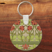 Frieze Border Art Nouveau Floral Schlüsselanhänger (Vorderseite)