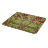 Frieze Border Art Nouveau Floral Schneidebrett (Ecke)