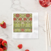 Frieze Border Art Nouveau Floral Serviette (Beispiel)