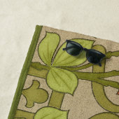 Frieze Border Art Nouveau Floral Strandtuch (Beispiel)