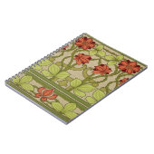 Frieze Border Art Nouveau Wallpaper Notizblock (Linke Seite)