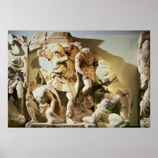 Frieze detail of a battle scene poster (Vorne)