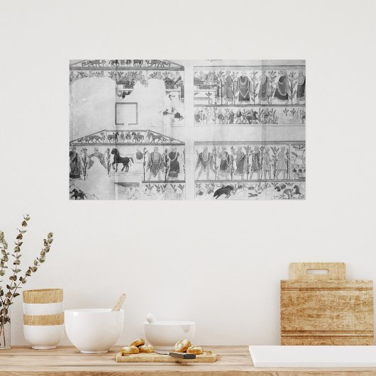 Frieze from the Grotto della Querciola Poster (Küche)