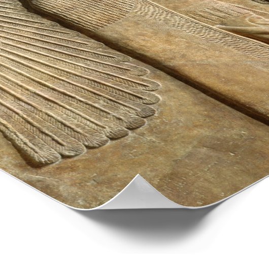 Frieze mit Flügelgeist Poster (Ecke)