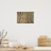 Frieze mit Flügelgeist Poster (Küche)