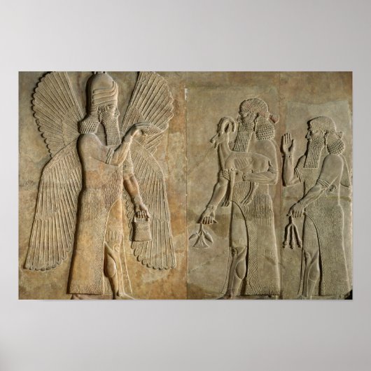 Frieze mit Flügelgeist Poster (Vorne)