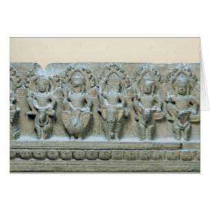 Frieze mit neun Divinities
