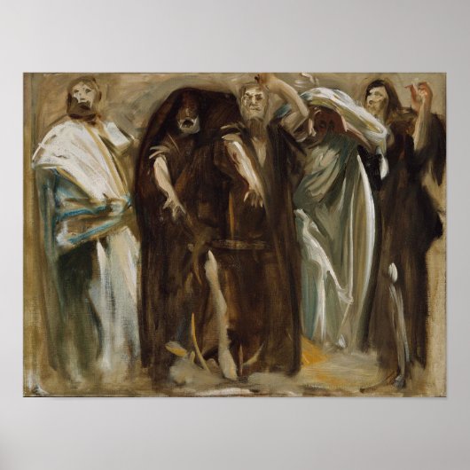 Frieze of the Prophets study, Sargent Poster (Vorne)
