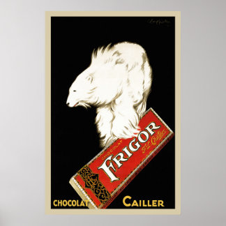 Frigate Chocolate Leonetto Cappiell Vintage Poster