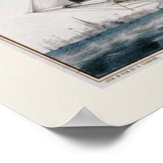 &,'Frigate Cumberland' Poster (Ecke)