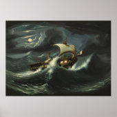 Frigate - Thomas Chambers Fine Art Poster (Vorne)